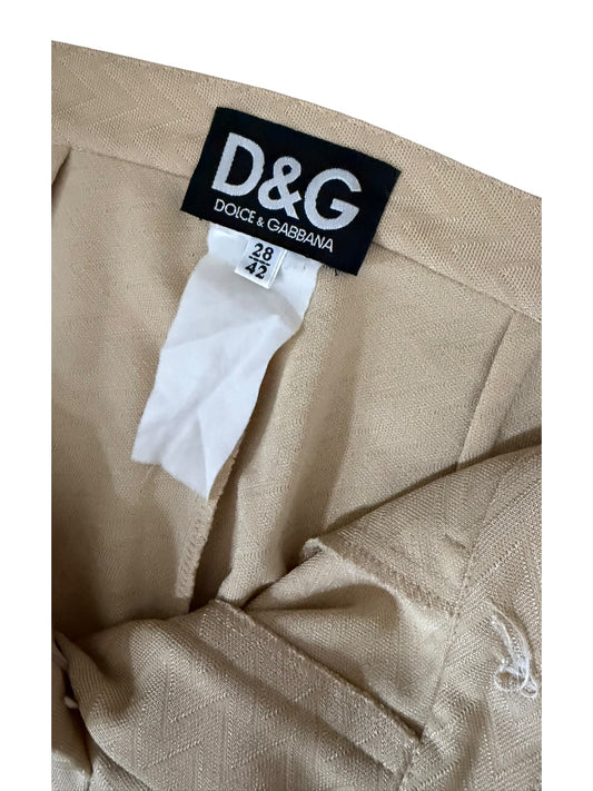 D&G Dolce & Gabbana Straight Leg Pants