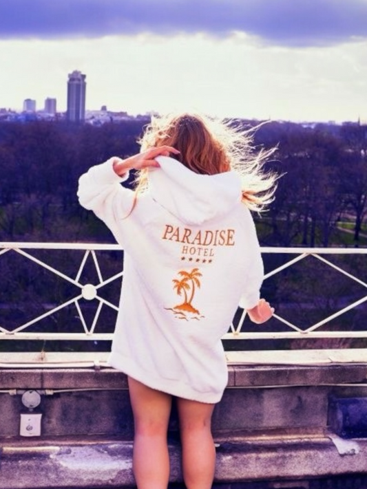 Ashish x Topshop “Paradise Hotel” Terry Zip Hoodie