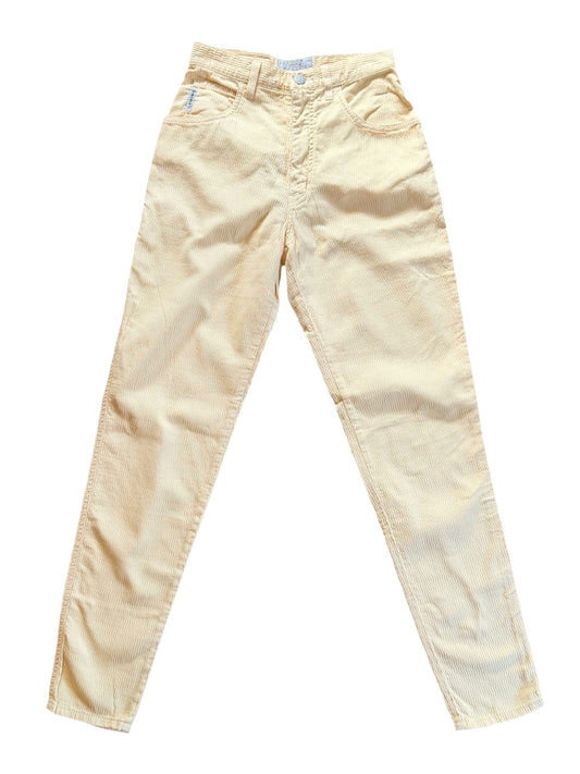 Armani Jeans Textured Yellow Denim