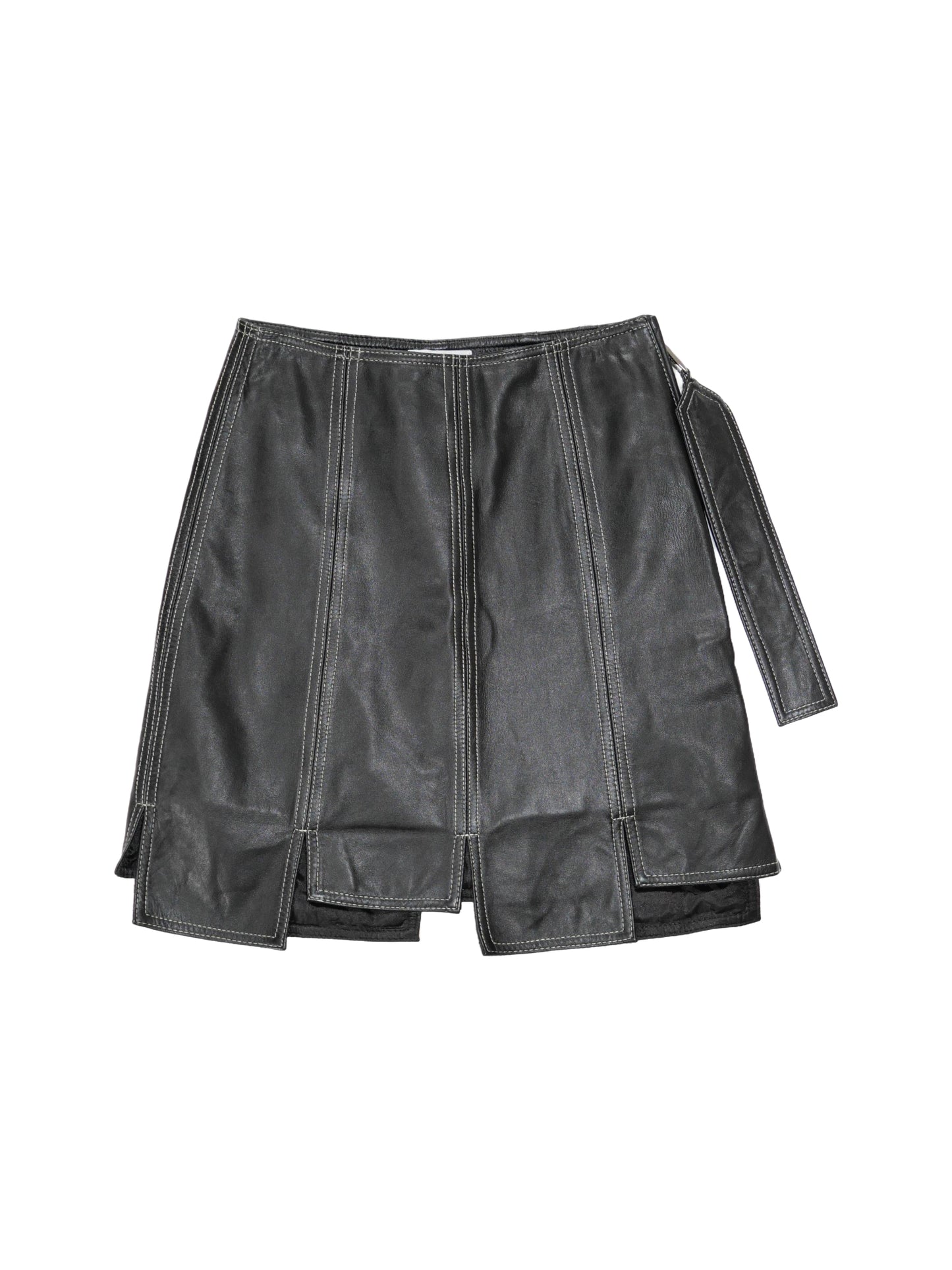 Ganni Leather Skirt