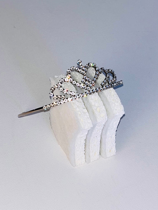 Saint Laurent SS16 Grunge Tiara – Hedi Slimane Runway Rhinestone Crown (Final Collection)