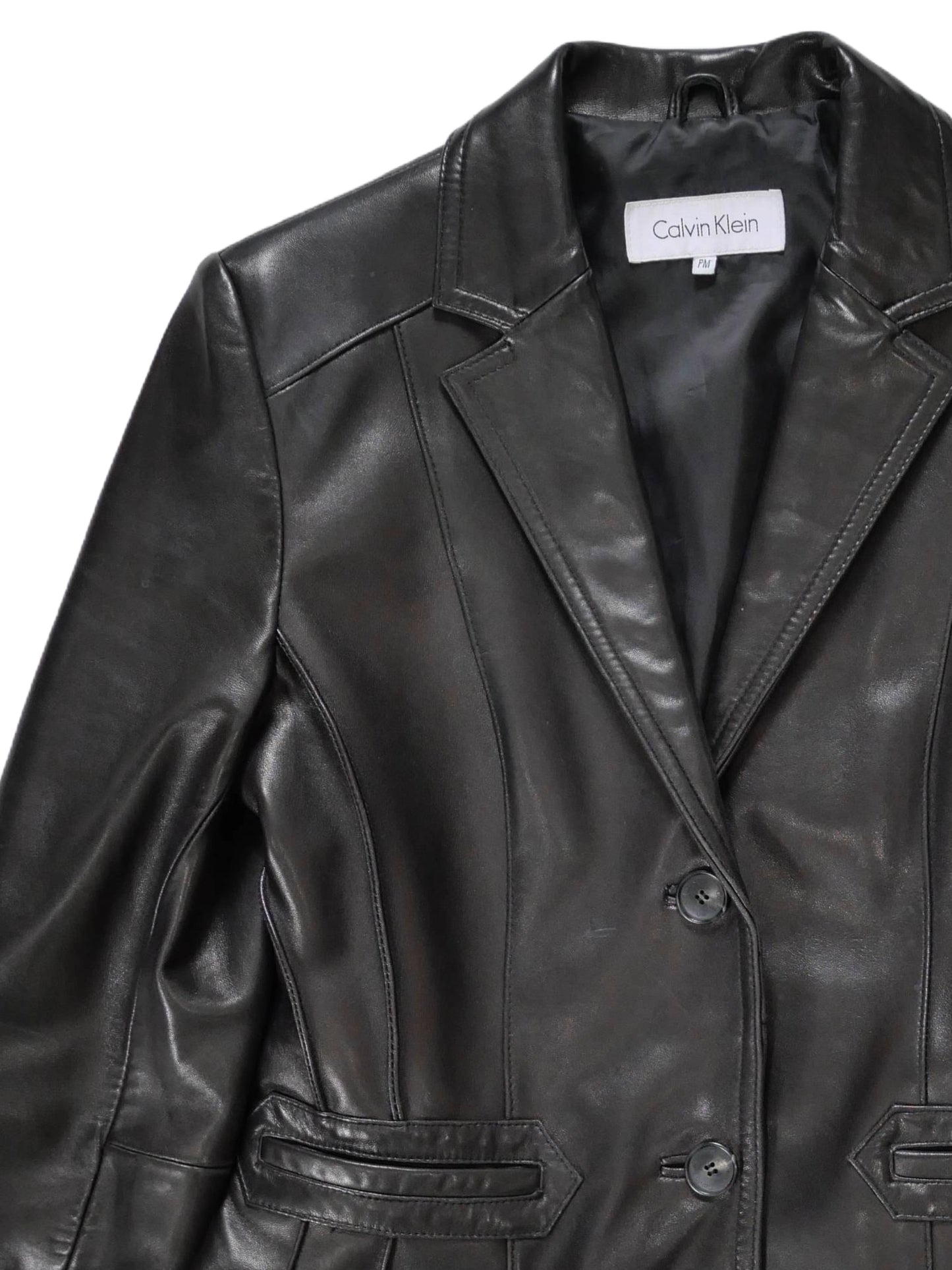 Vintage Calvin Klein Leather Blazer