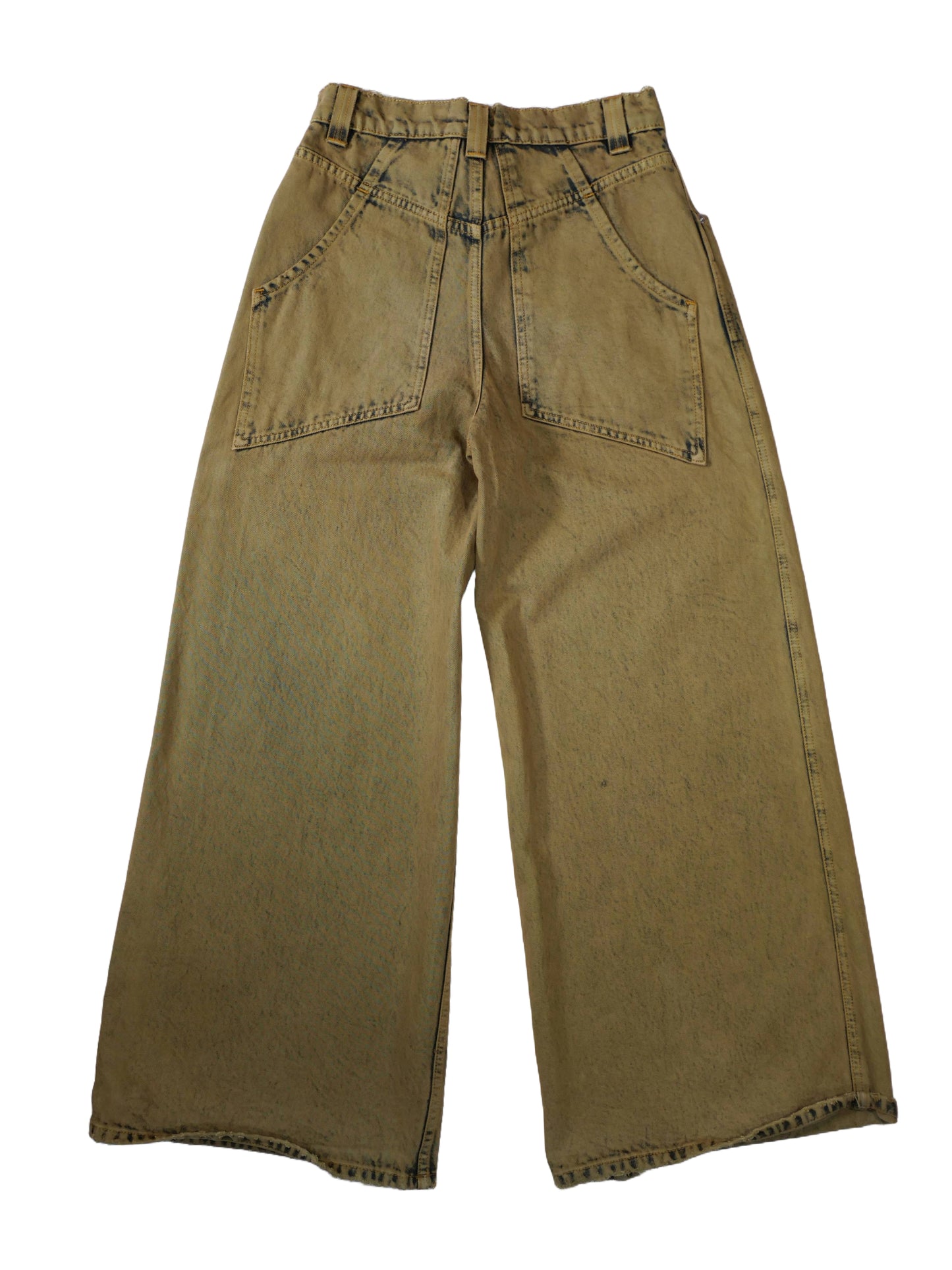 Eckhaus Latta Acid-Wash Wide Leg Jeans