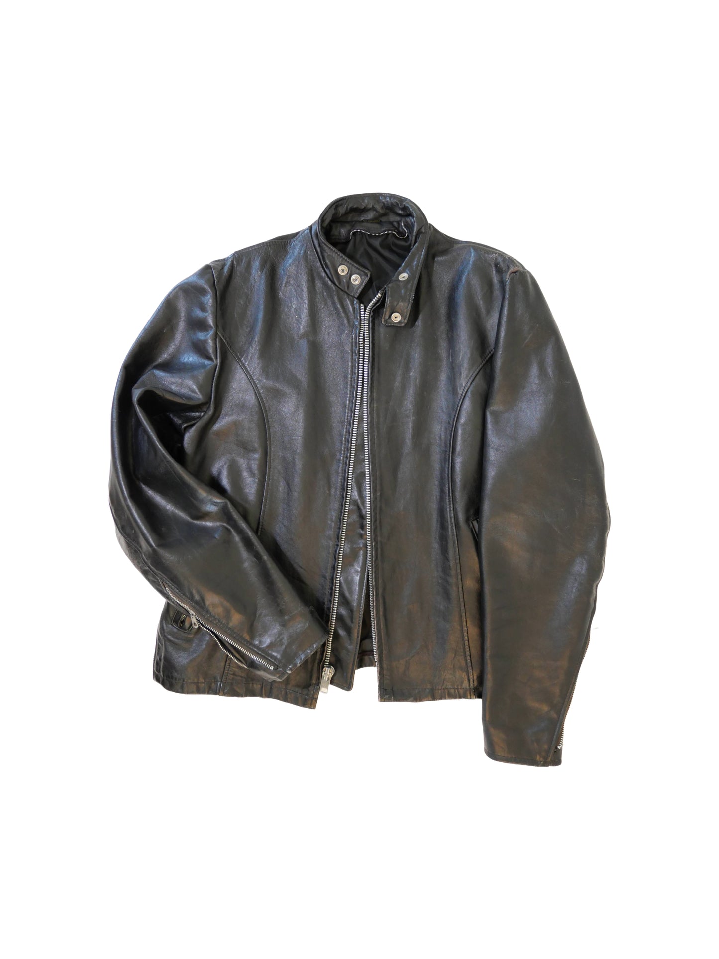 Vintage Leather Motorcycle Jacket
