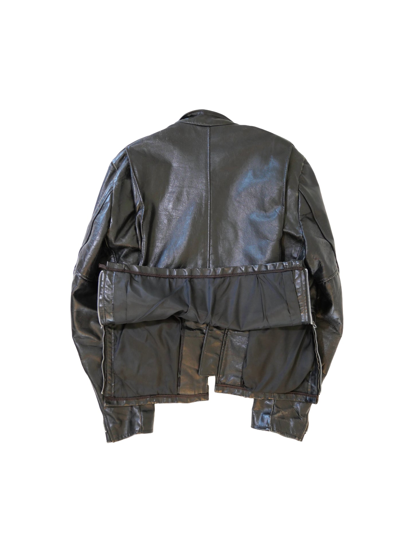 Vintage Leather Motorcycle Jacket