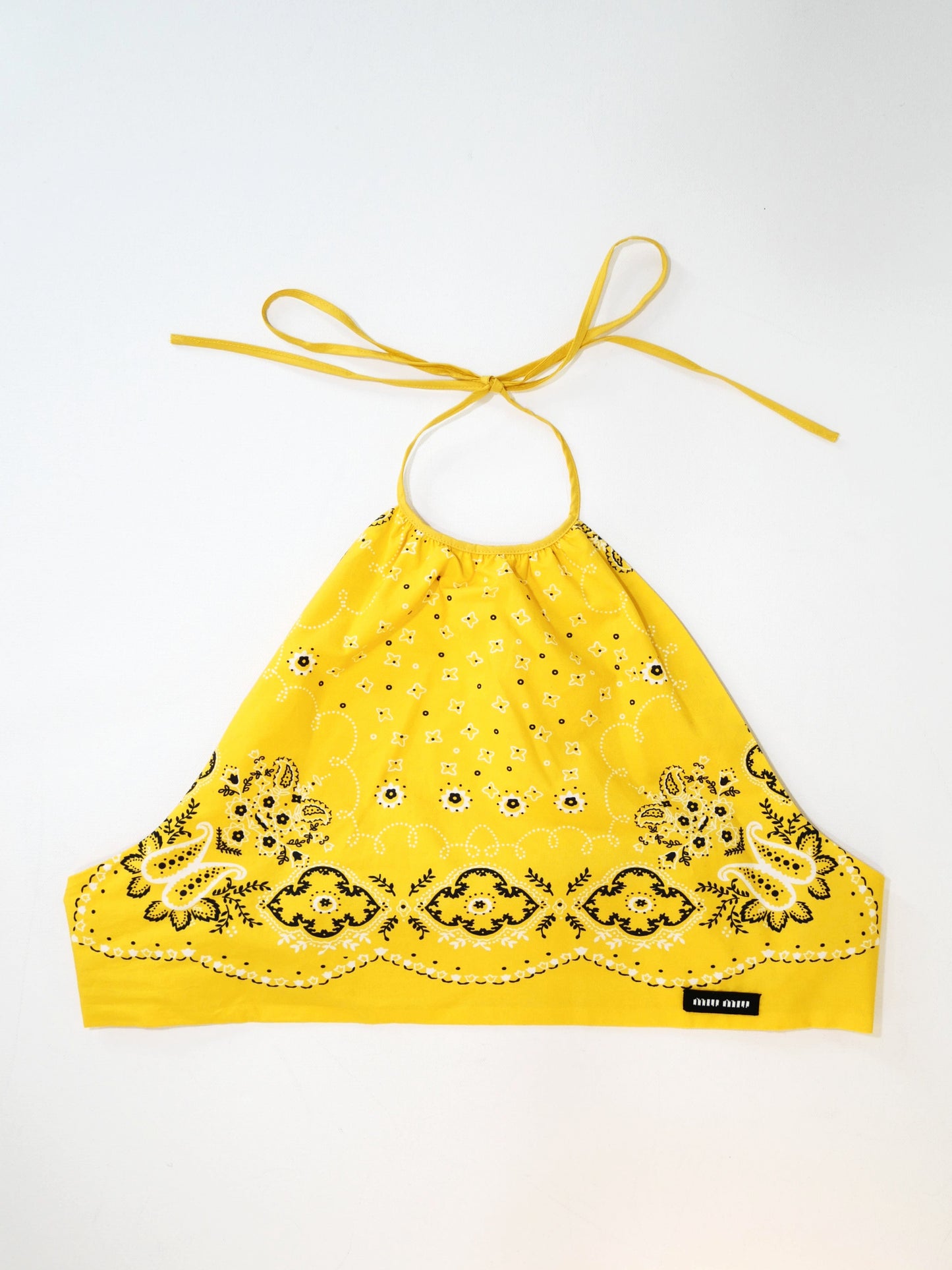 Miu Miu Bandana Halter Top