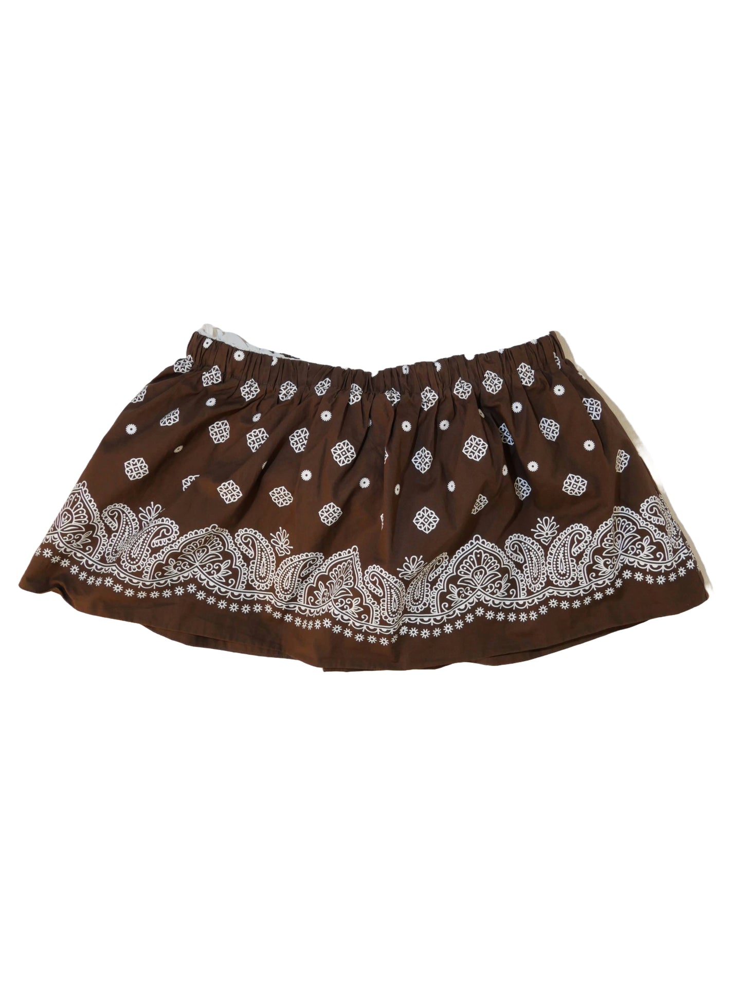 Miu Miu Banadana Mini Skirt - Brown