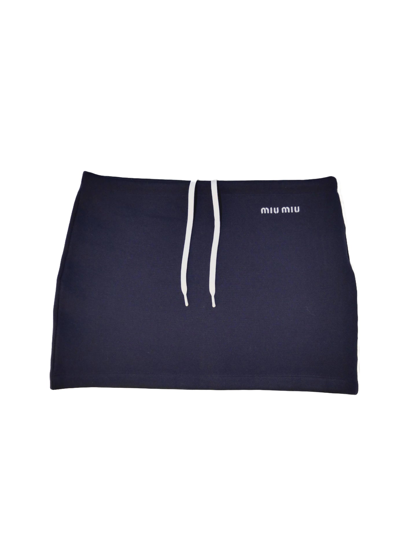 Miu Miu Navy Technical Mini Skirt