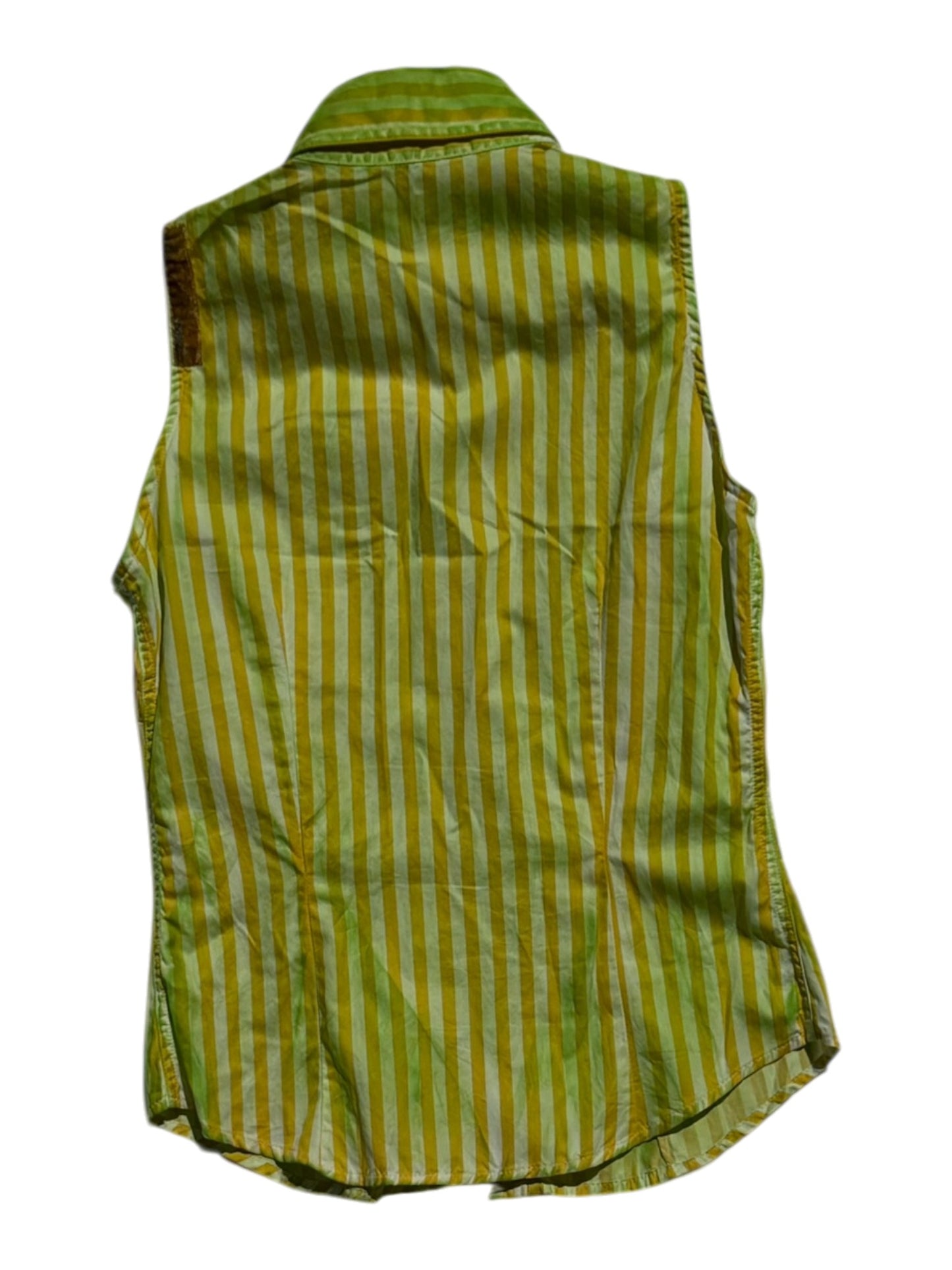 Voyage sleeveless striped shirt