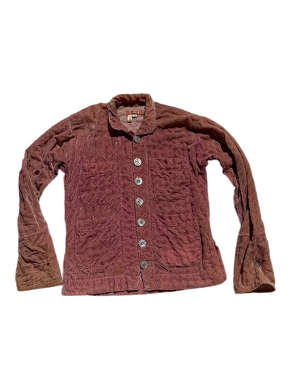 Voyage quilted velvet jacket