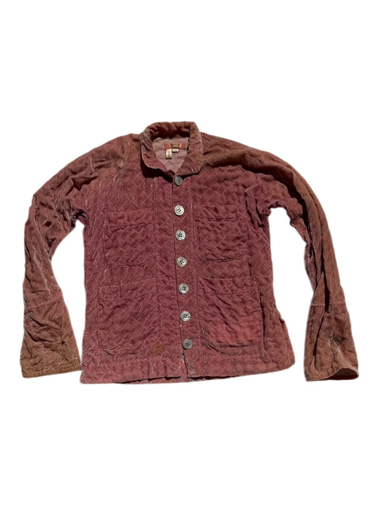 Voyage quilted velvet jacket