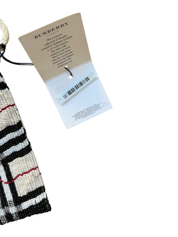 Burberry Beaded Nova Check Mini Bag