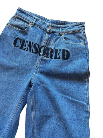 Vetements CENSORED jeans