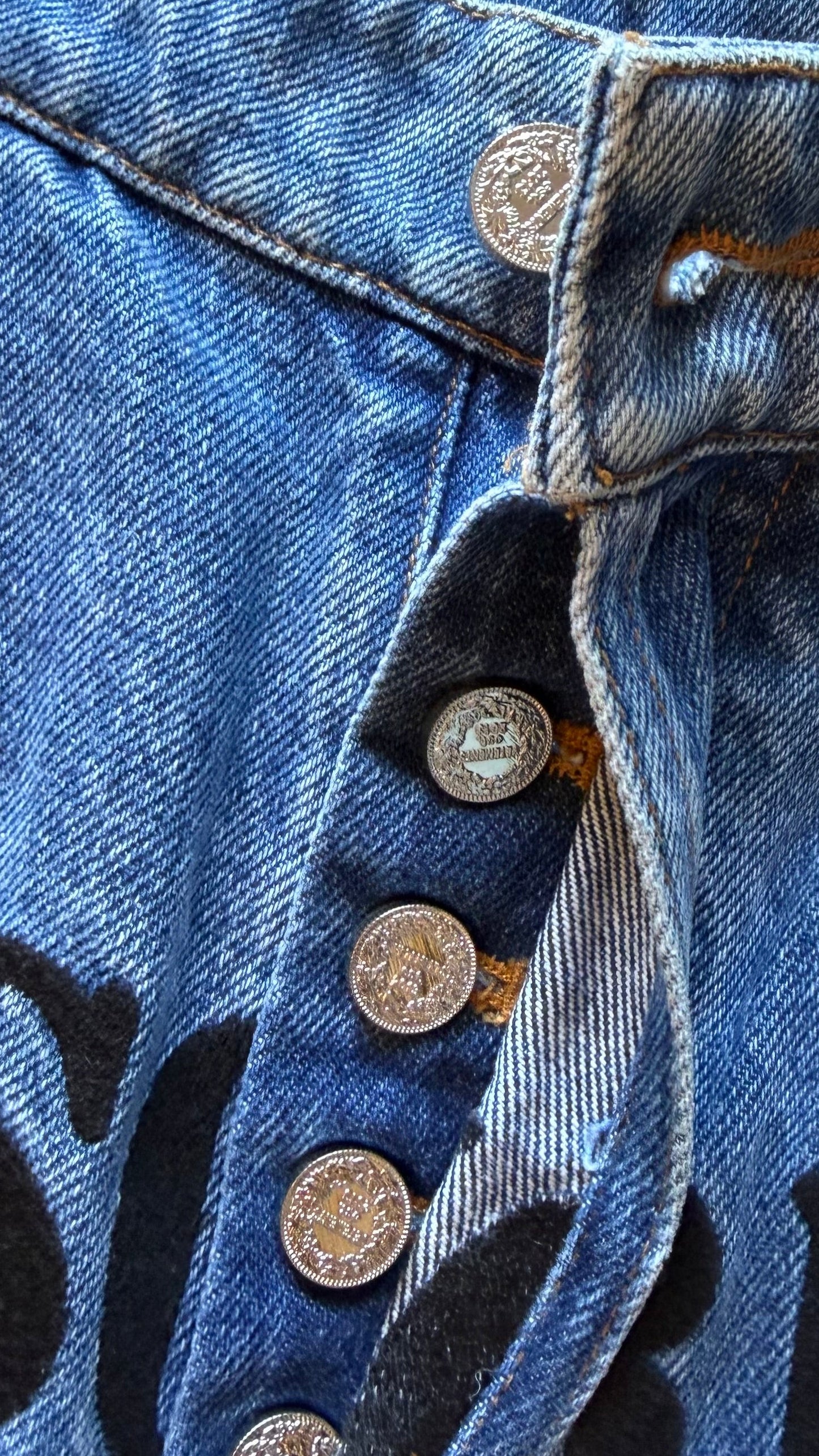 Vetements CENSORED jeans