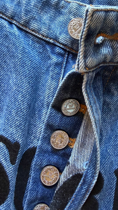 Vetements CENSORED jeans