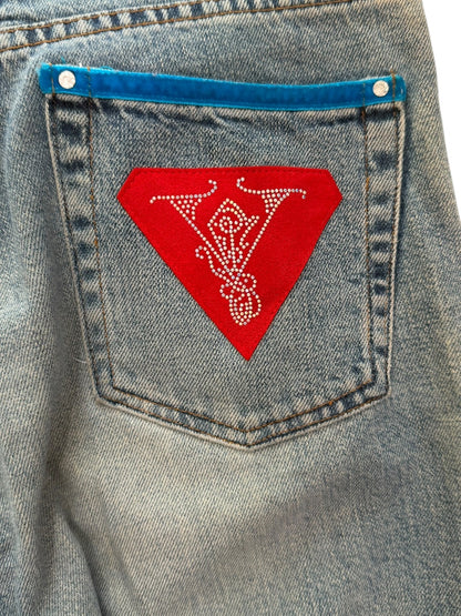 Voyage embroidered denim jeans