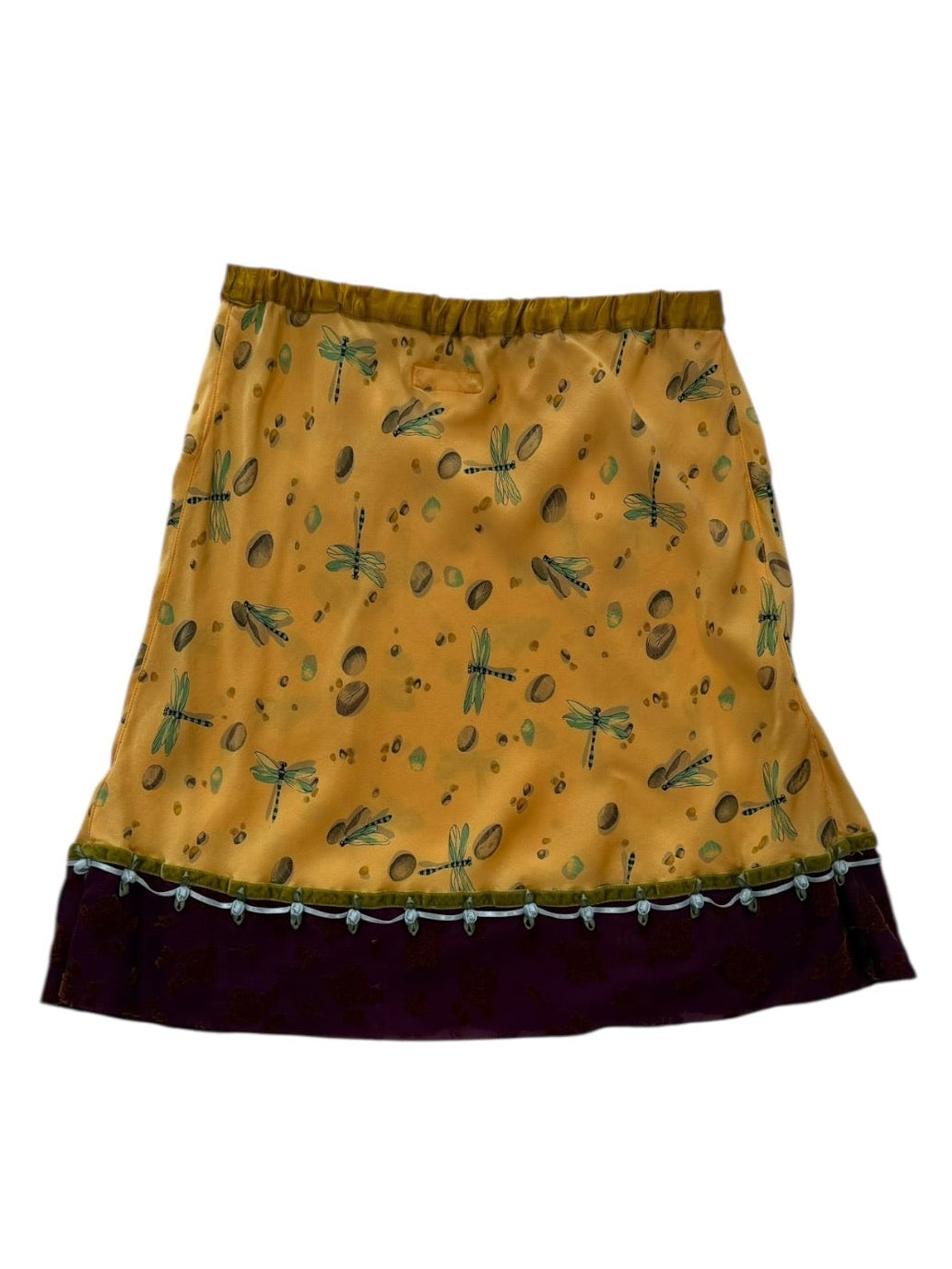 Voyage silk skirt