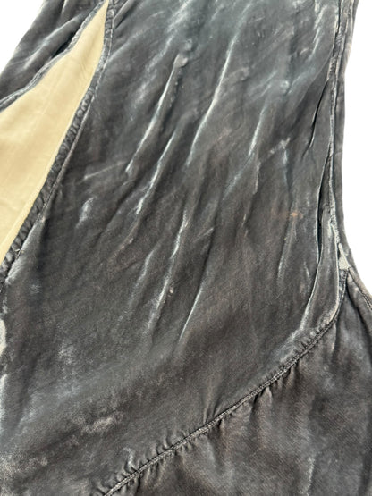 Voyage liquid velvet maxi skirt
