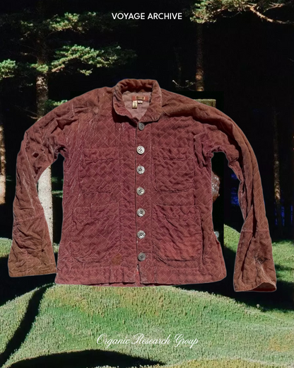Voyage quilted velvet jacket