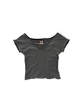 Voyage ribbed knit top