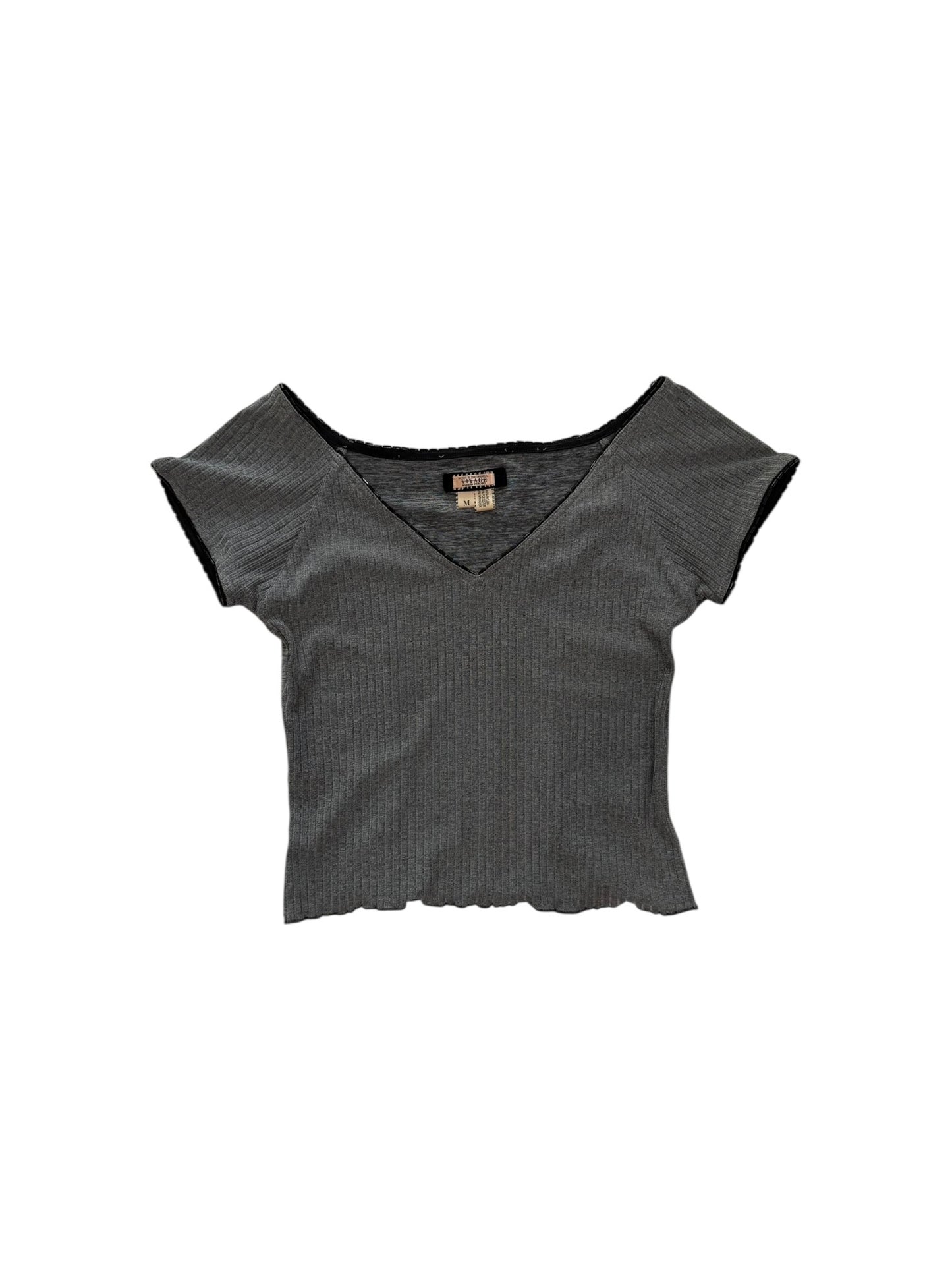 Voyage ribbed knit top