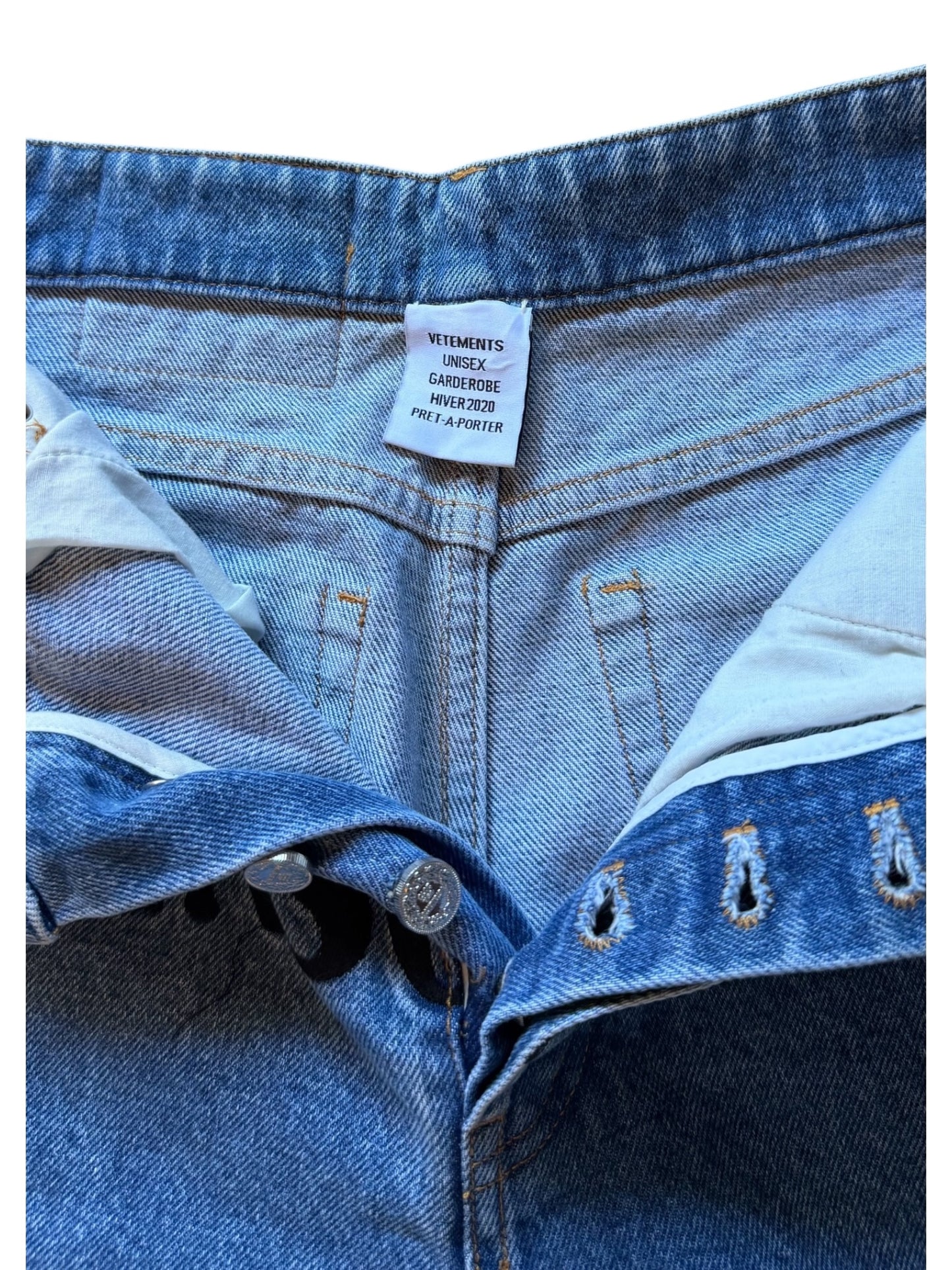 Vetements CENSORED jeans