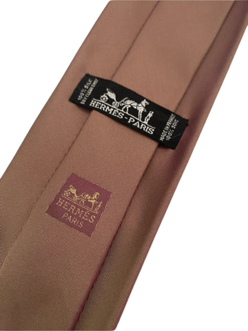 Hermès Paris silk tie with its original Hermès box
