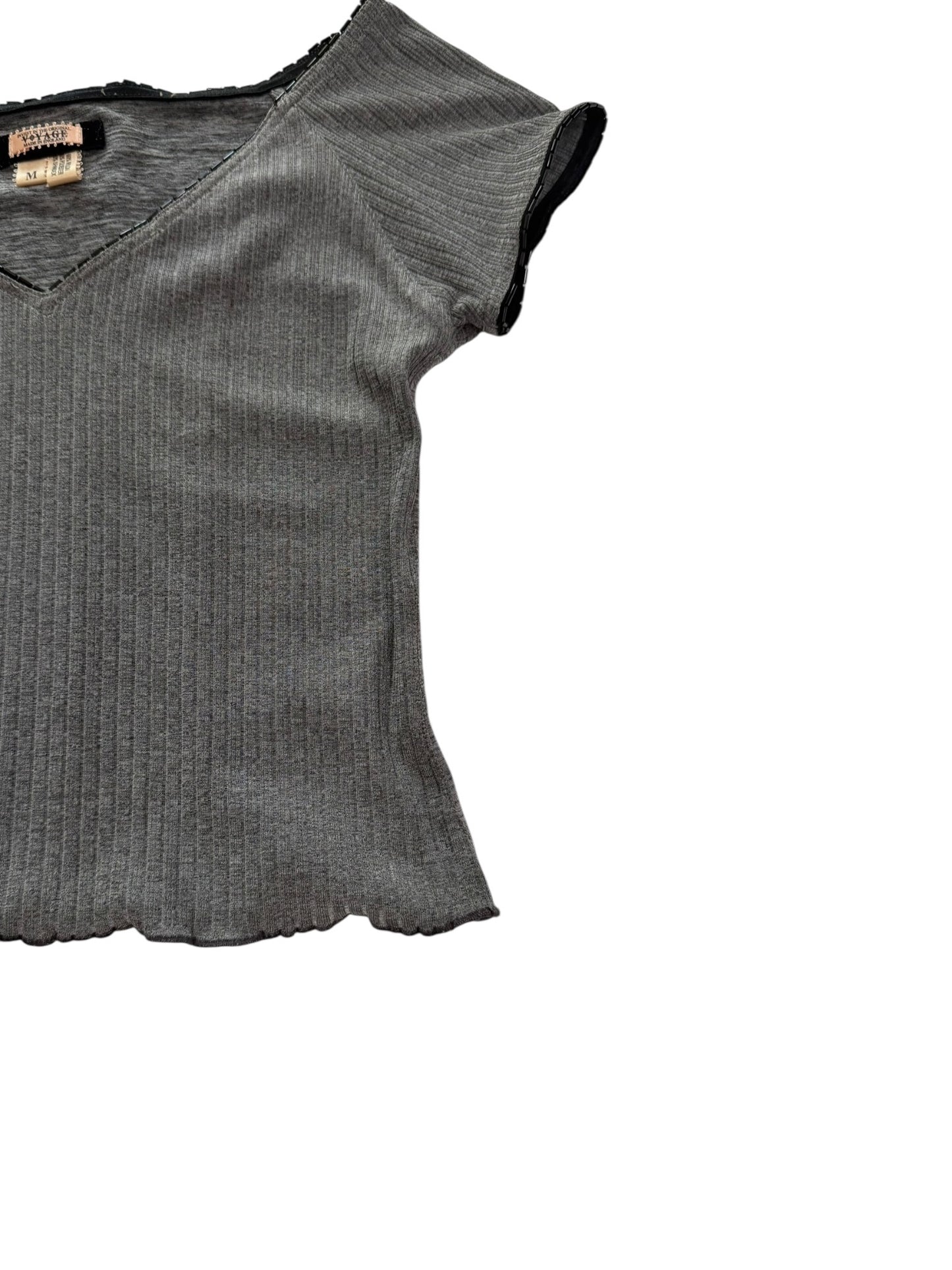 Voyage ribbed knit top