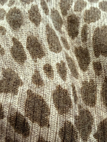 Dolce & Gabbana Leopard Print Knit Cardigan – Made in Italy