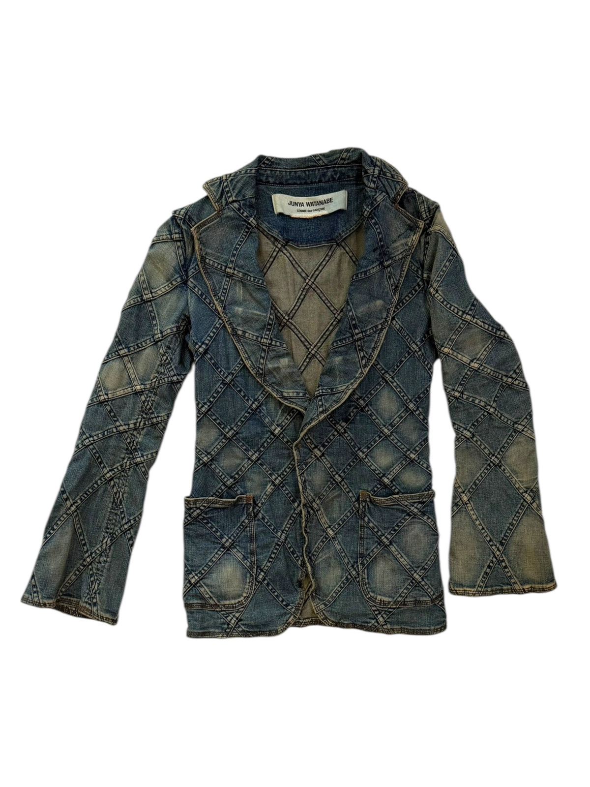 Junya Watanabe Comme des Garçons reconstructed denim jacket Rare