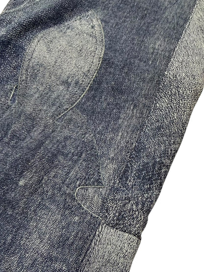 Chrome Hearts Blue Leather Pants