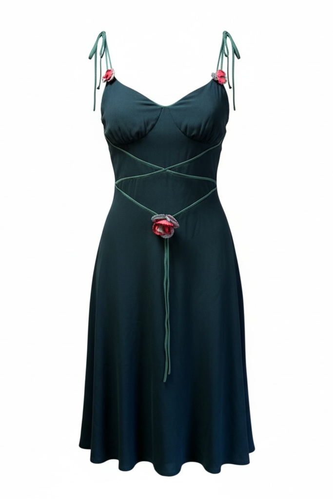 Cheap and Chic by Moschino Floral Tie Dress