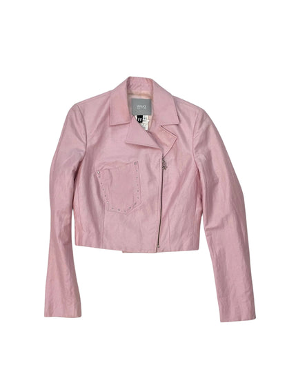 Vintage Versace Pink Studded Jacket & Skirt Set