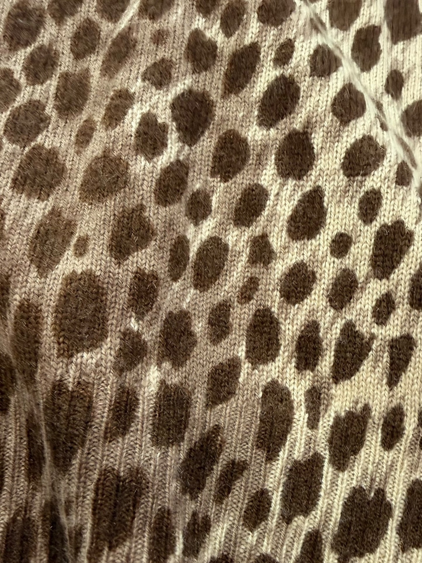 Dolce & Gabbana Leopard Print Knit Cardigan – Made in Italy
