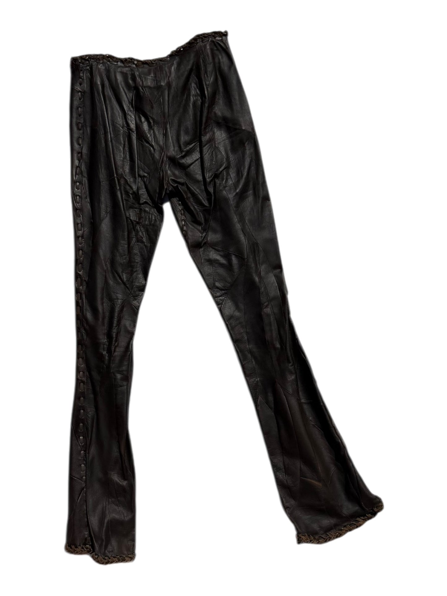 Voyage leather trousers