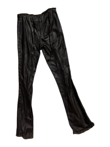 Voyage leather trousers