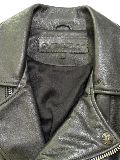 Chrome Hearts Leather Biker Jacket