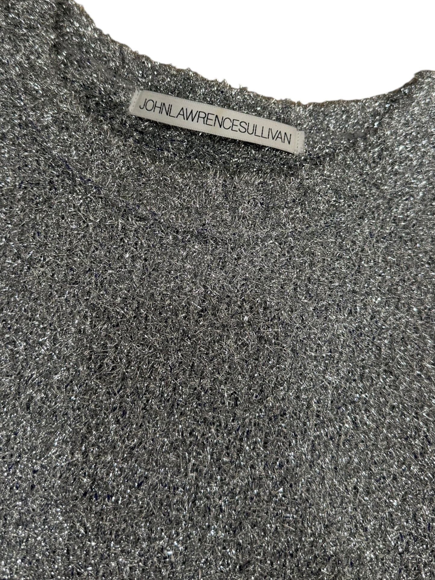 John Lawrence Sullivan Silver Glitter Knit