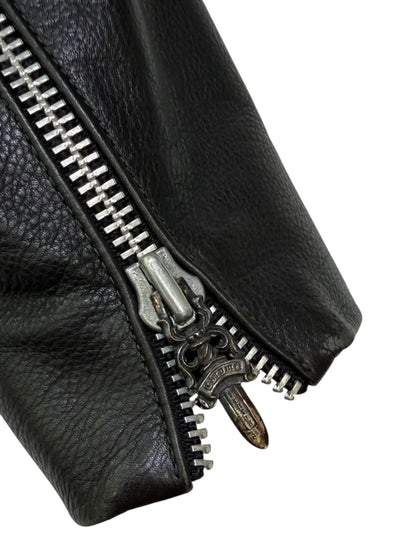 Chrome Hearts Leather Biker Jacket