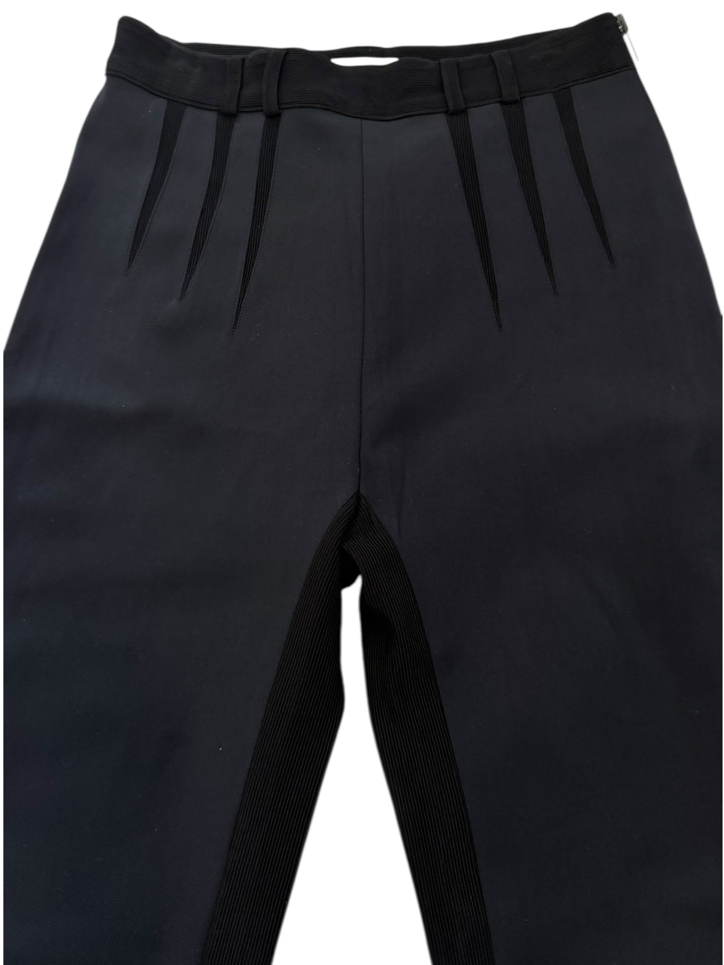 Balenciaga Tailored Black Stretch Trousers – Size 36 – Made in Italy