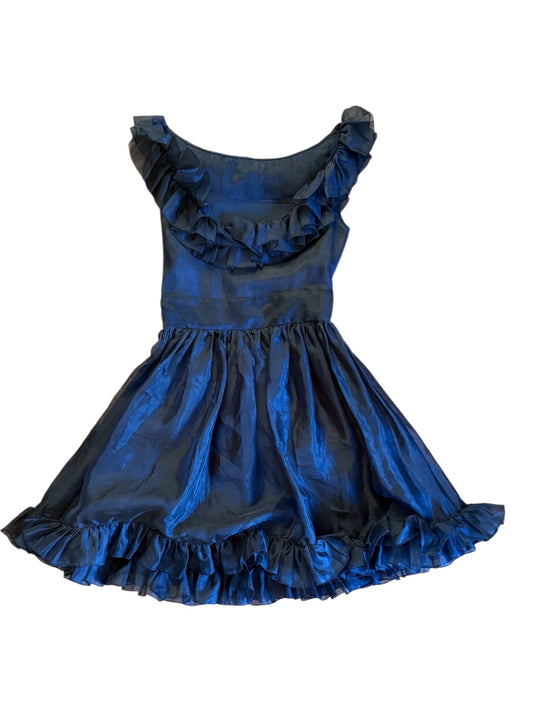 Christopher Kane “Anthemnia” Ruffle Silk Dress