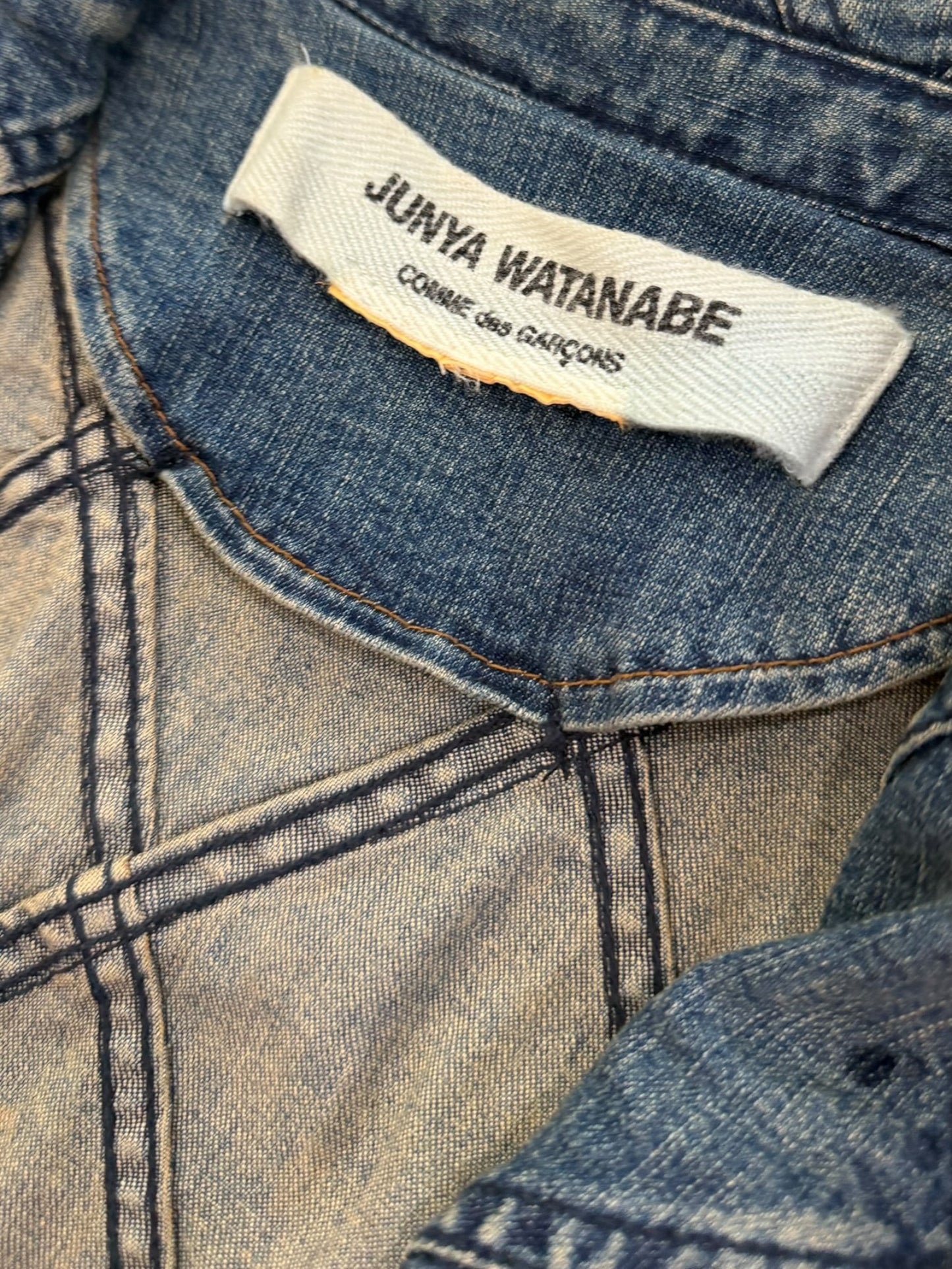 Junya Watanabe Comme des Garçons reconstructed denim jacket Rare