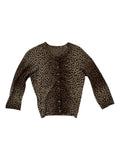 Dolce & Gabbana Leopard Print Knit Cardigan – Made in Italy