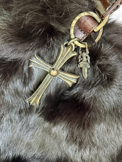 Chrome Hearts Fur Bag