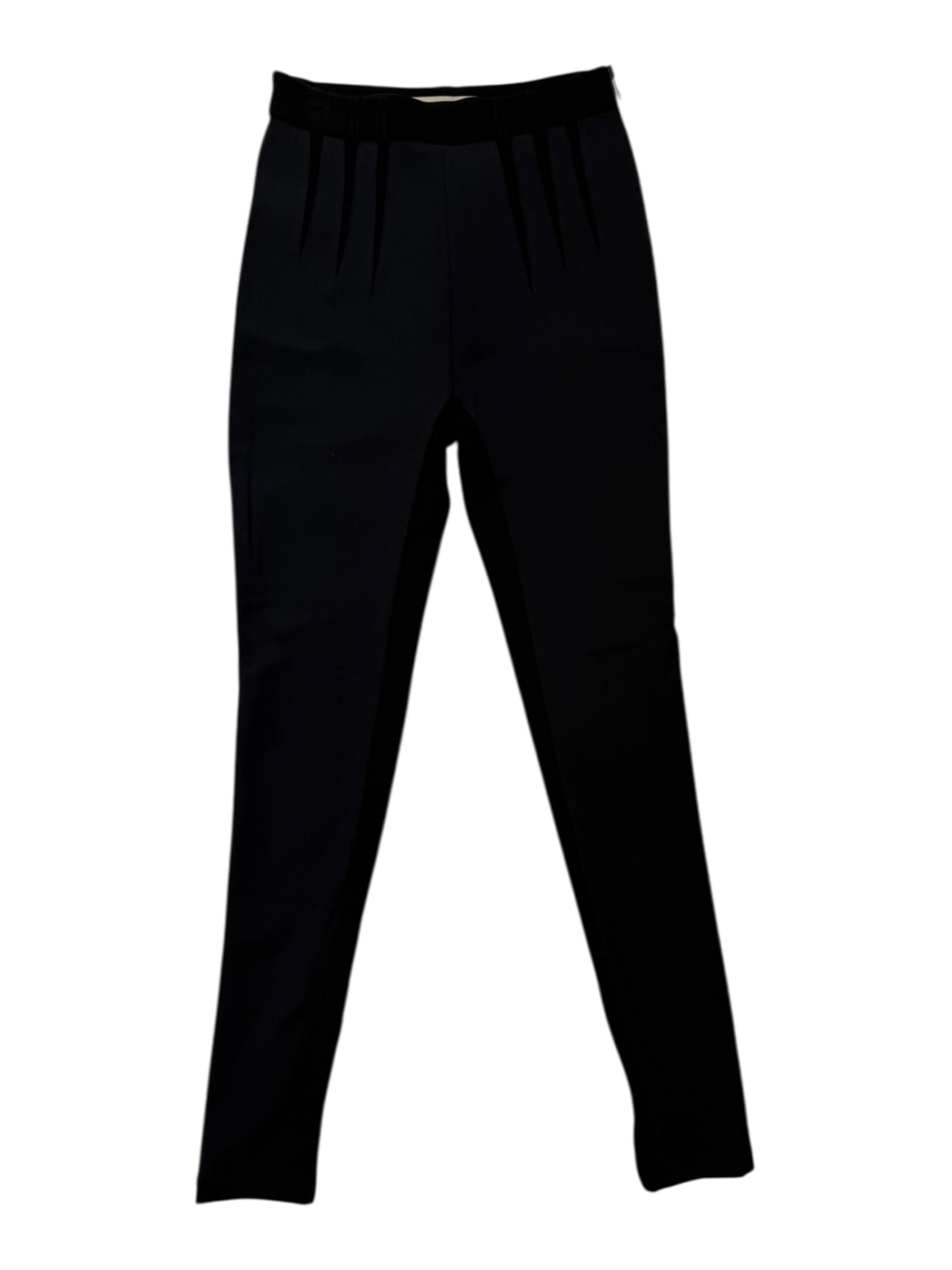 Balenciaga Tailored Black Stretch Trousers – Size 36 – Made in Italy