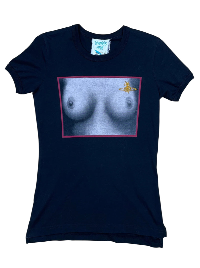 Vintage Vivienne Westwood Worlds End “Tits” T-Shirt – 1990s Iconic Graphic
