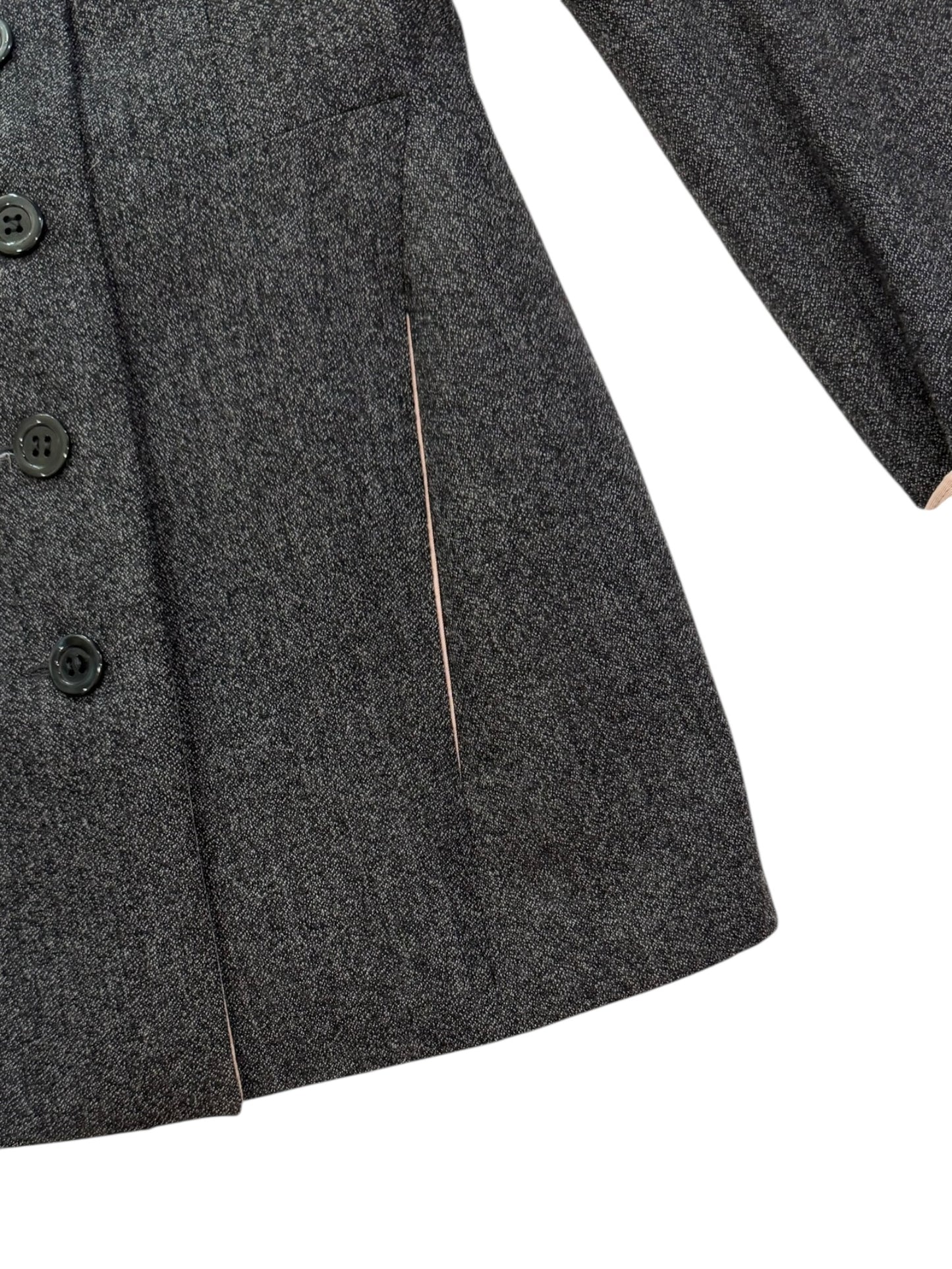 Hervé Léger Tailored Wool Jacket and Skirt Suit – Made in France – FR 38 / US 10