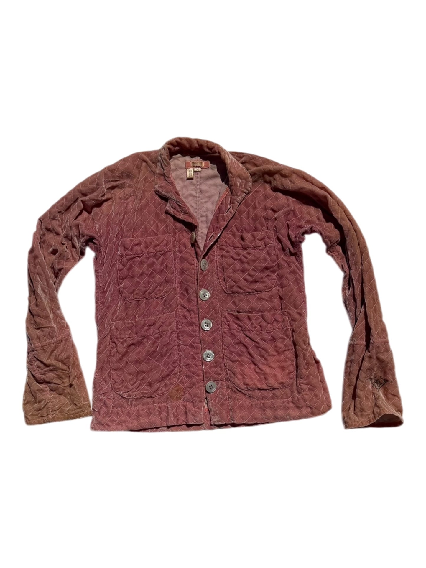 Voyage quilted velvet jacket
