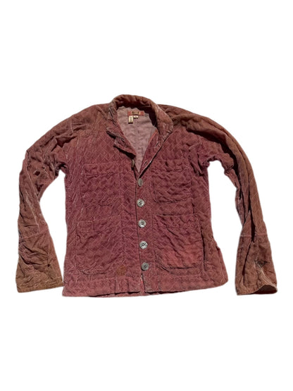 Voyage quilted velvet jacket