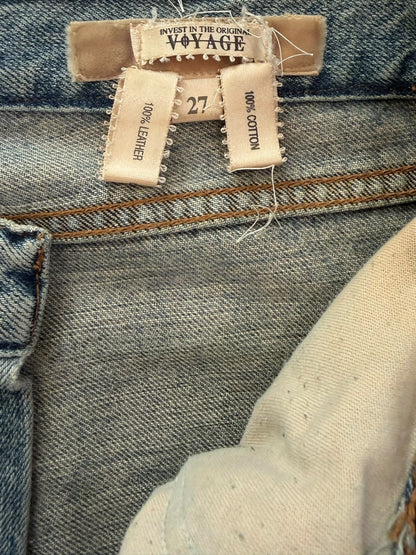 Voyage embroidered denim jeans